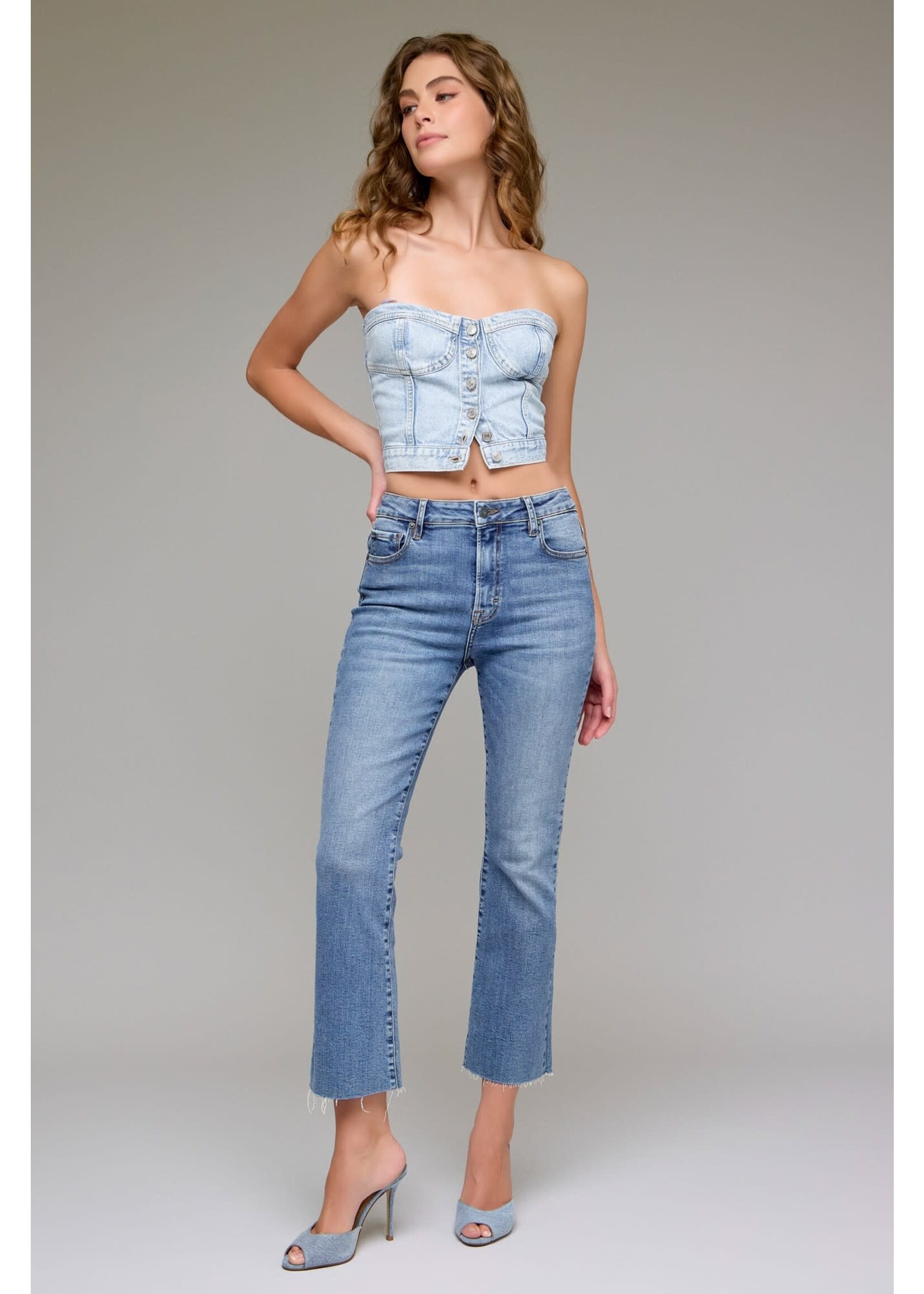 CROPPED FLARE JEAN