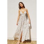 FLORAL TIERED MAXI DRESS