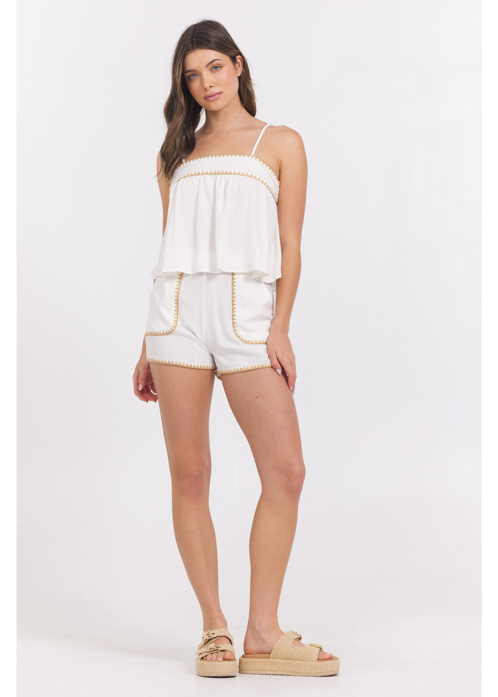 TANK TOP WITH WHIPSTITCH TRIM