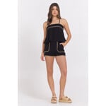 SHORTS WITH TAN WHIPSTITCH