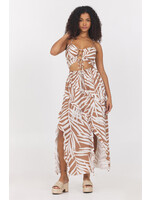 RUFFLE MAXI SKIRT