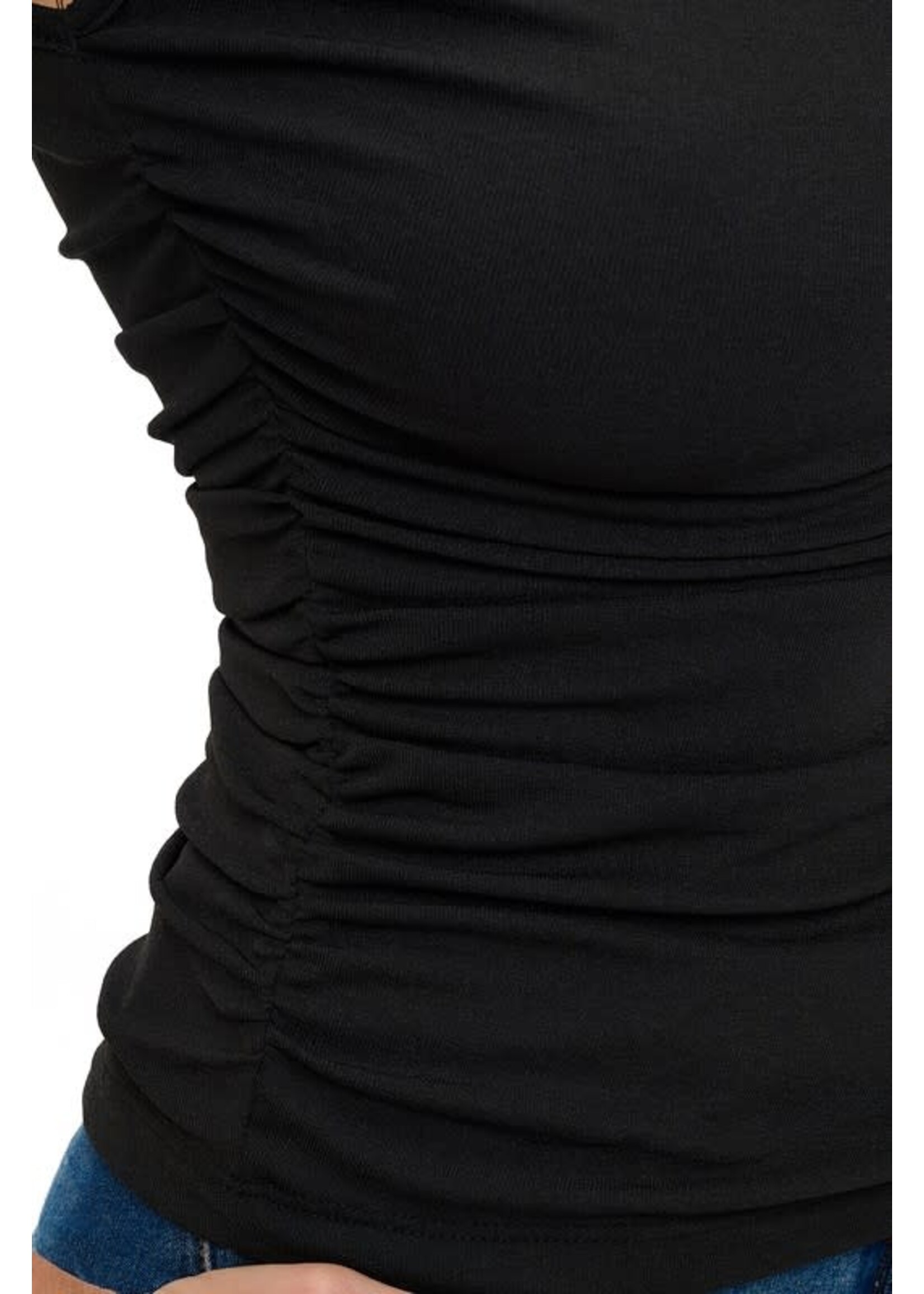 RUCHED TANK TOP