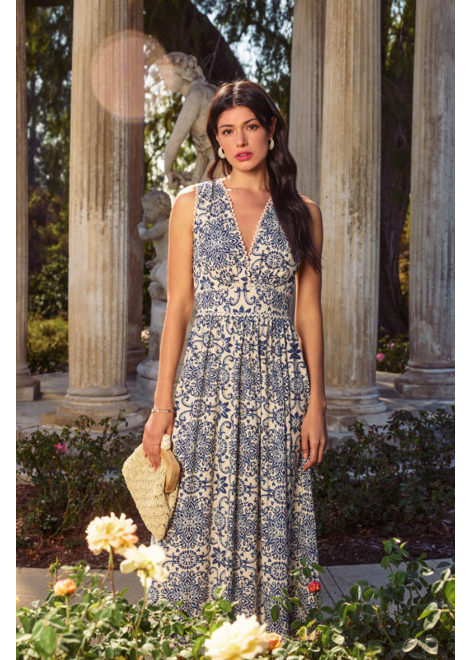 SUMMER IN CAPRI LACE MAXI DRESS