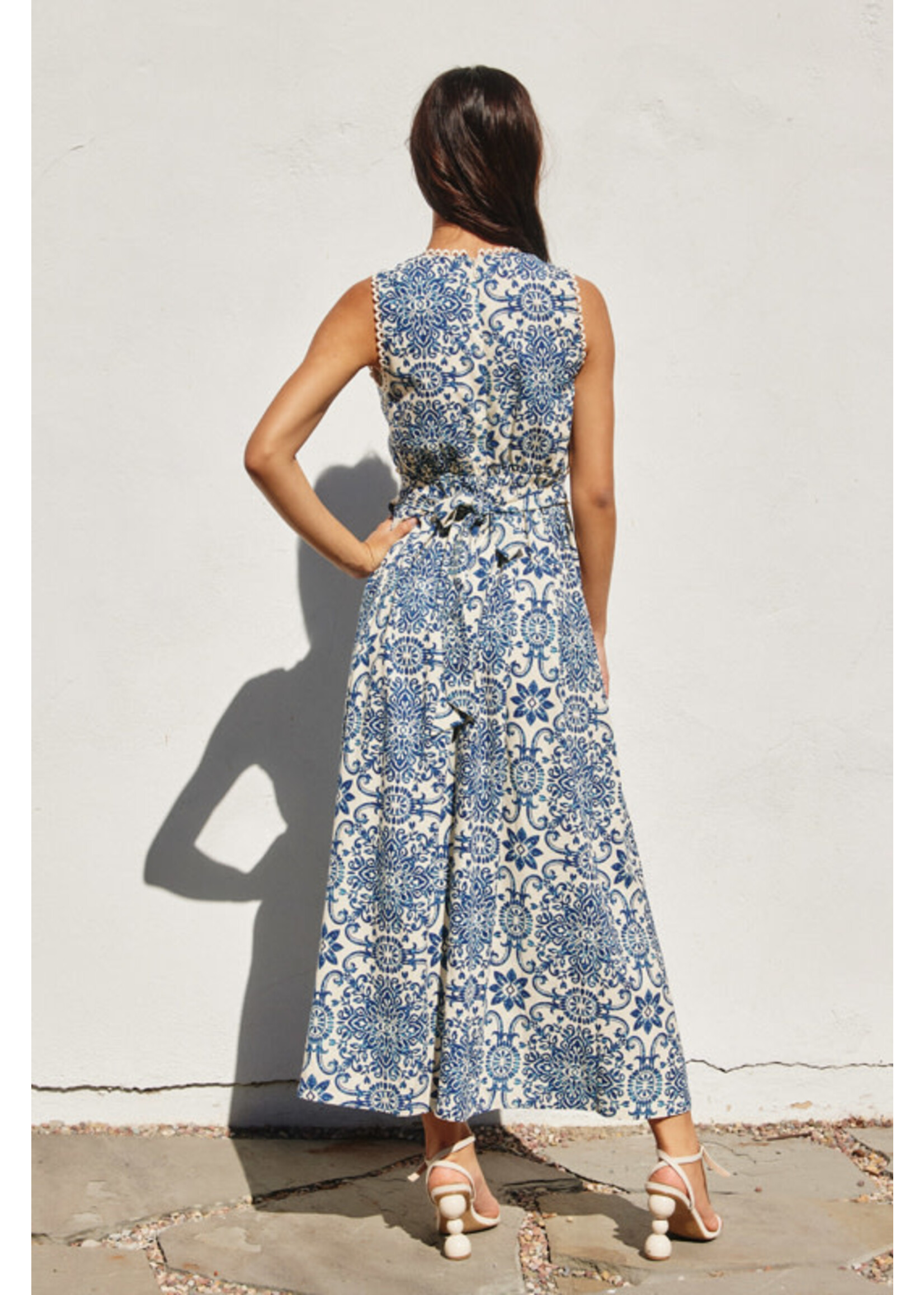 SUMMER IN CAPRI LACE MAXI DRESS