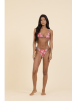 RED PALM BIKINI SET