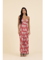 RED PALM JUMPSUIT