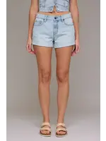 RELAXED FIT DENIM SHORTS