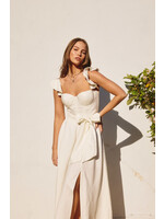 HEAVEN SENT CORSET FLUTTER DRESS