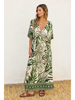 TAKE ME AWAY DOUBLE PLUNGE MAXI DRESS