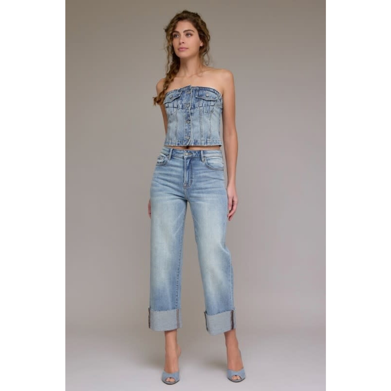 HIDDEN VINTAGE WASHED STRAIGHT LEG