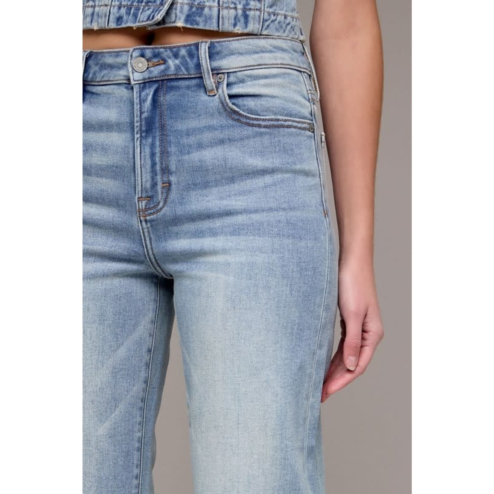 HIDDEN VINTAGE WASHED STRAIGHT LEG