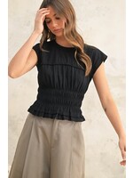 SMOCKING DETAIL TOP