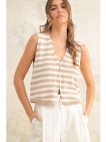 SOFT STRIPED VEST