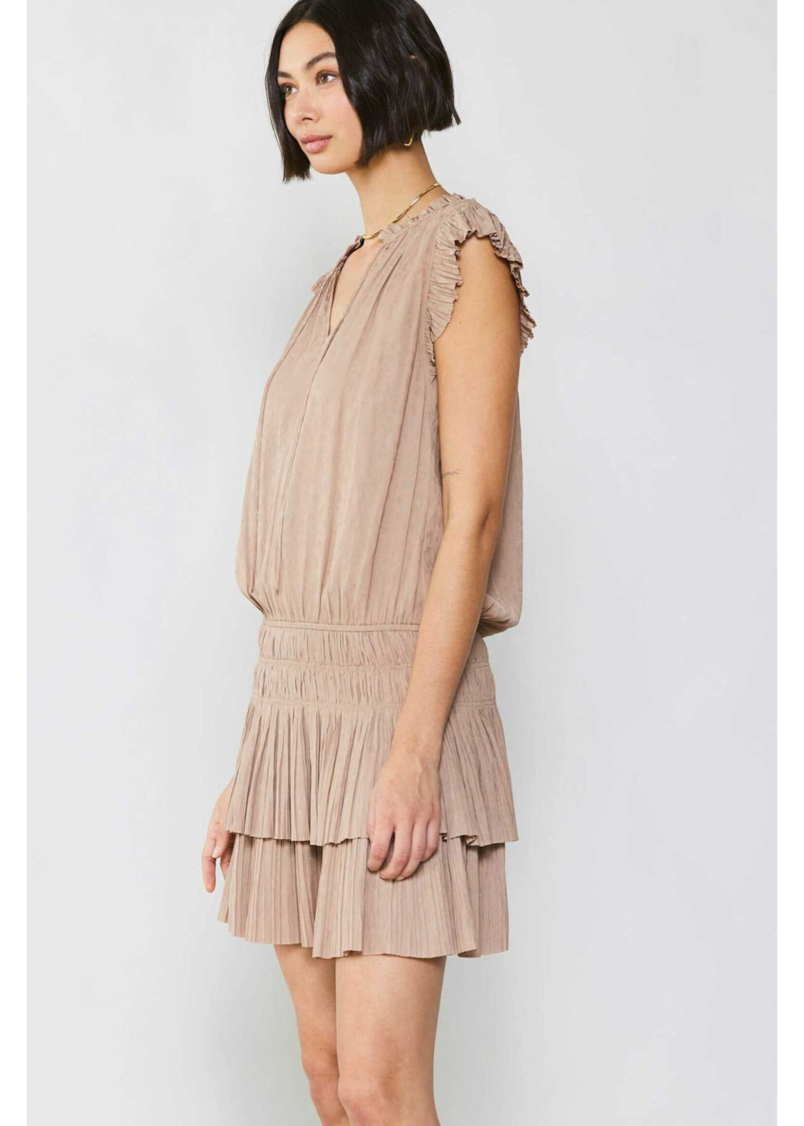 LEOPARD JACQUARD DRESS