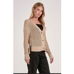 elan OPEN KNIT CARDIGAN