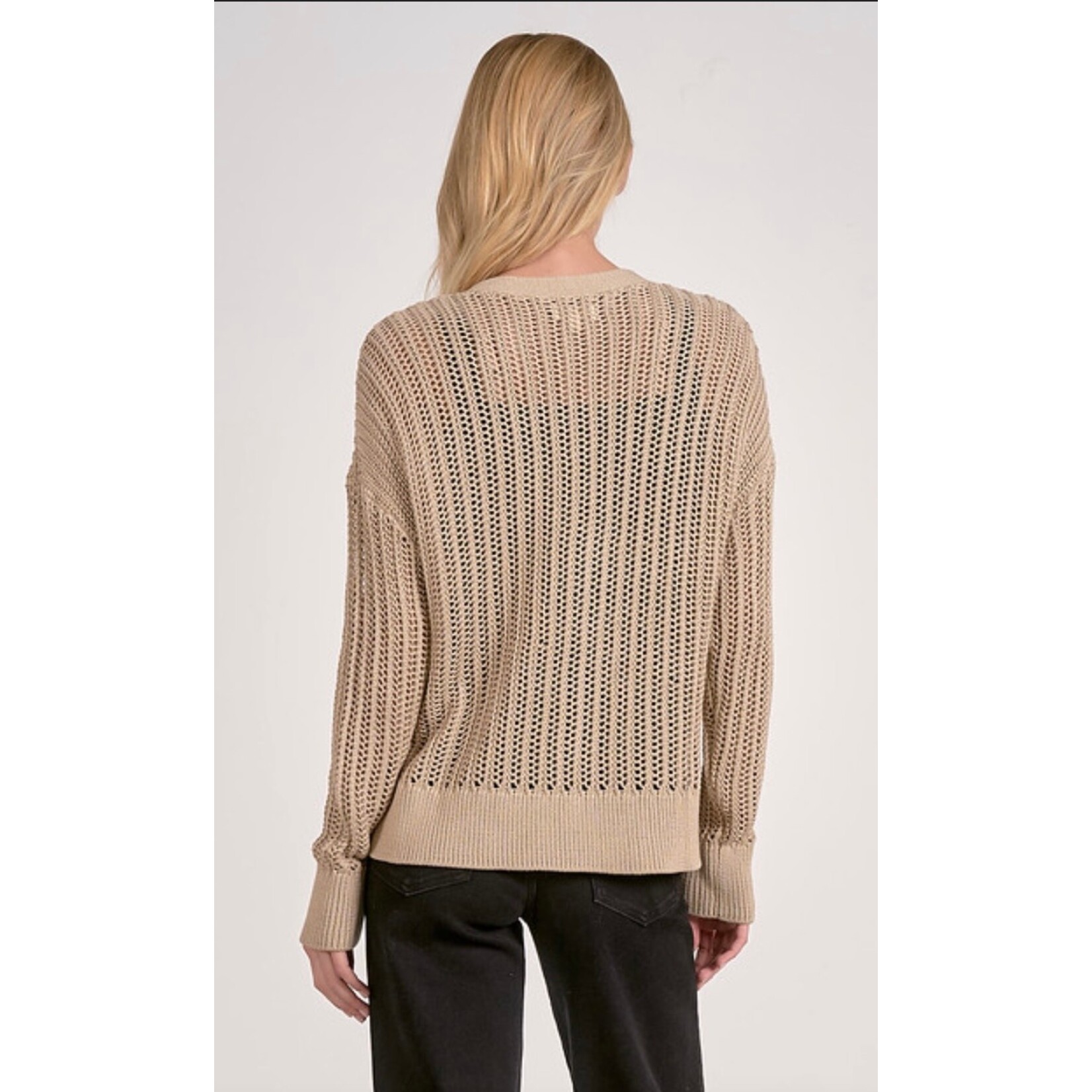 elan OPEN KNIT CARDIGAN