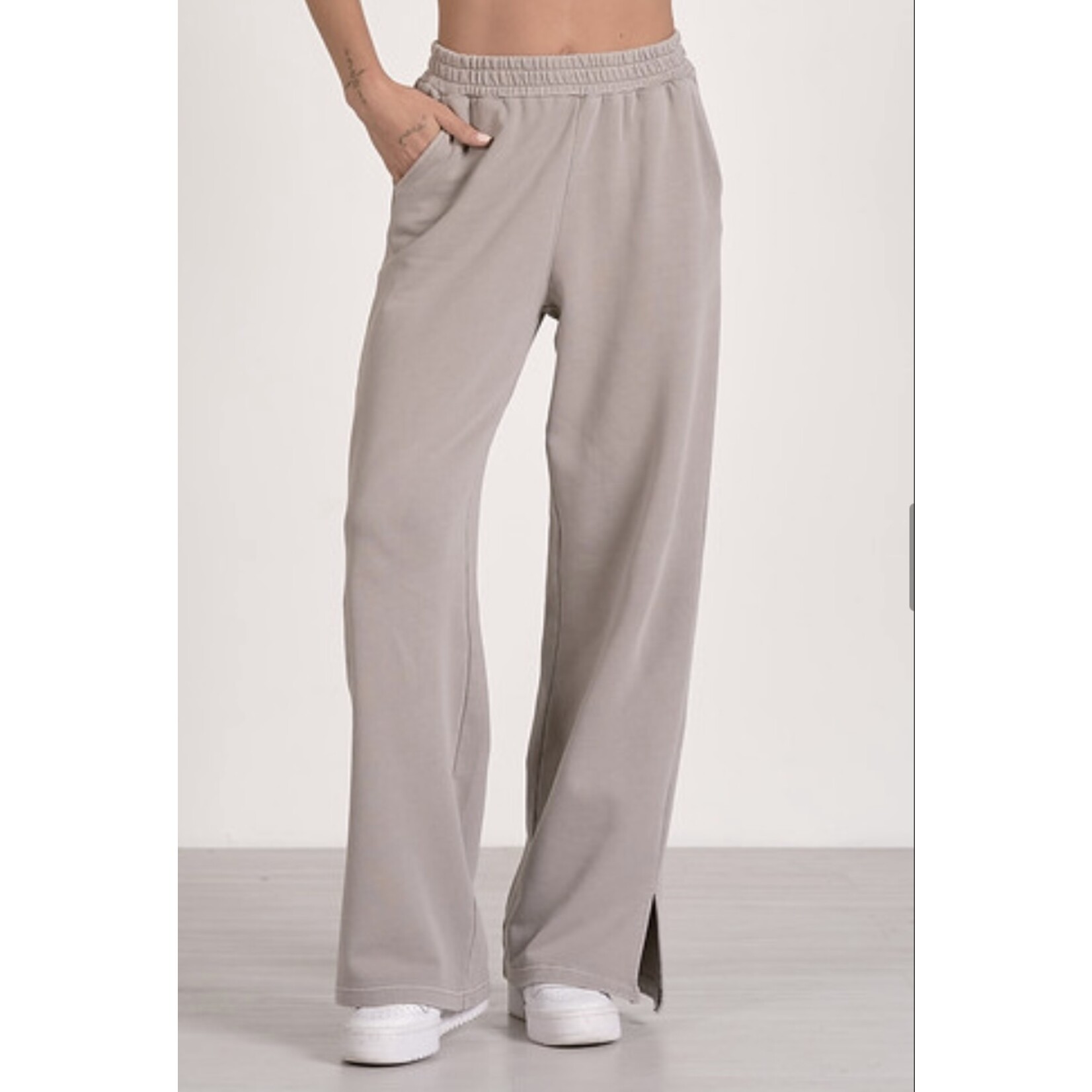 SOFT HEATHER GREY PANTS