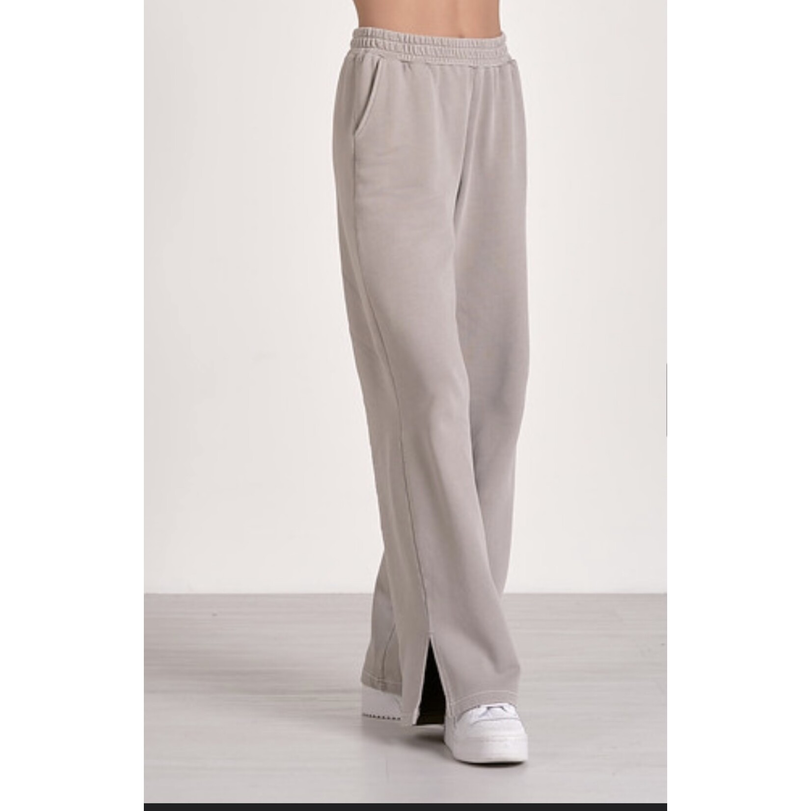 SOFT HEATHER GREY PANTS