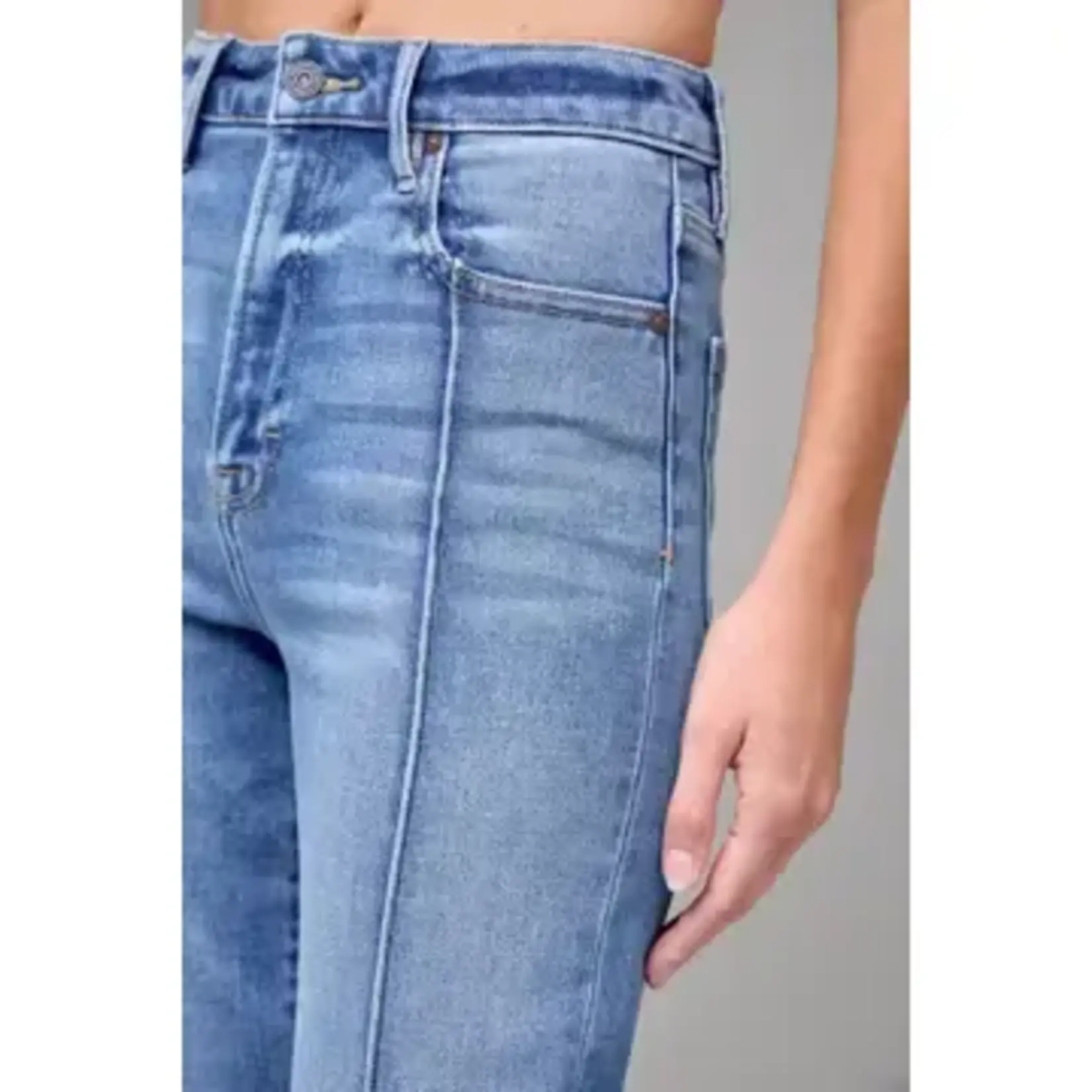HIDDEN PINTUCK FLARE JEAN