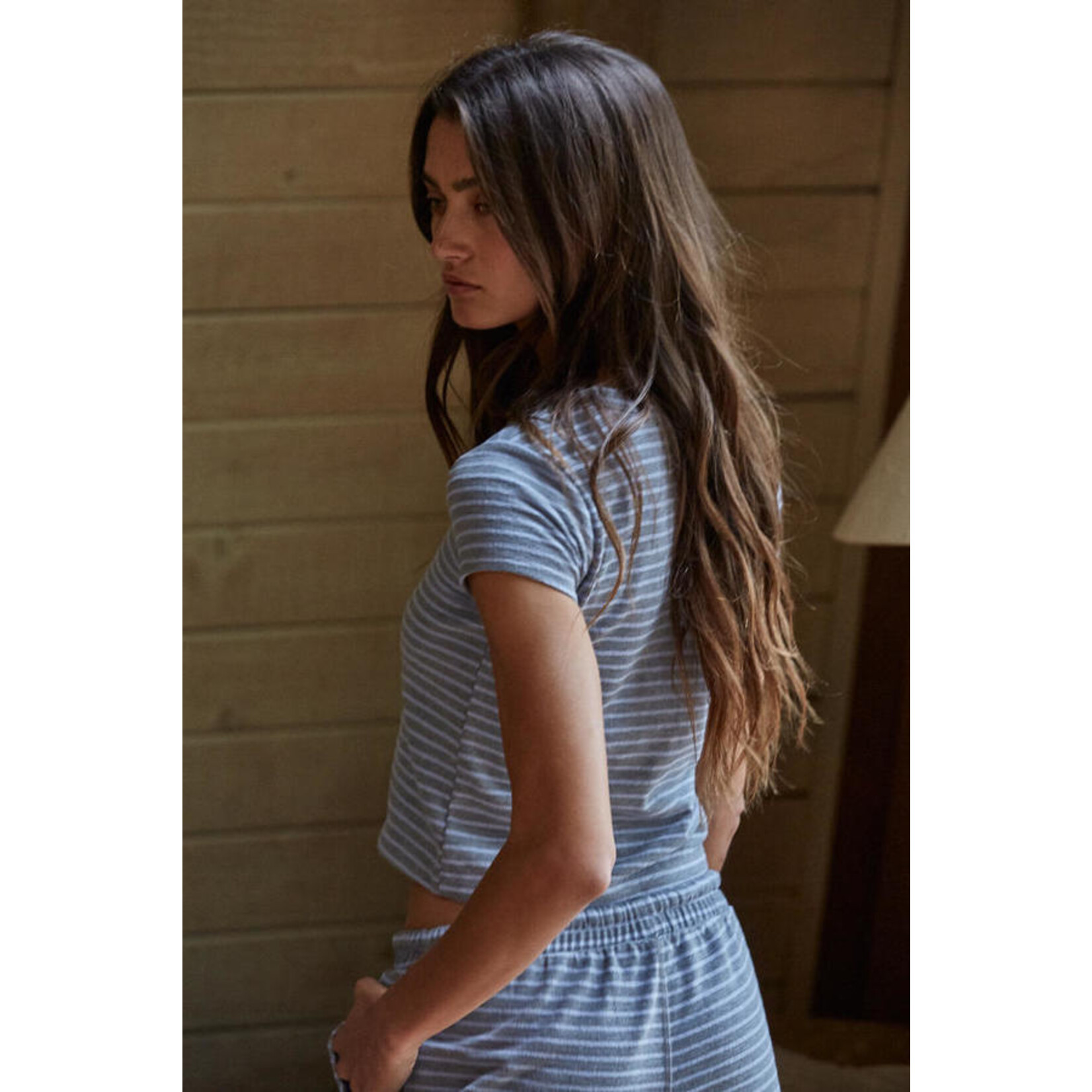 SUNDAY LOUNGE STRIPED TOP