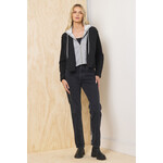 FLEECE BLAZER WITH  HOODIE
