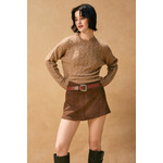 DUNE REVERIE SUEDE MINI SKIRT
