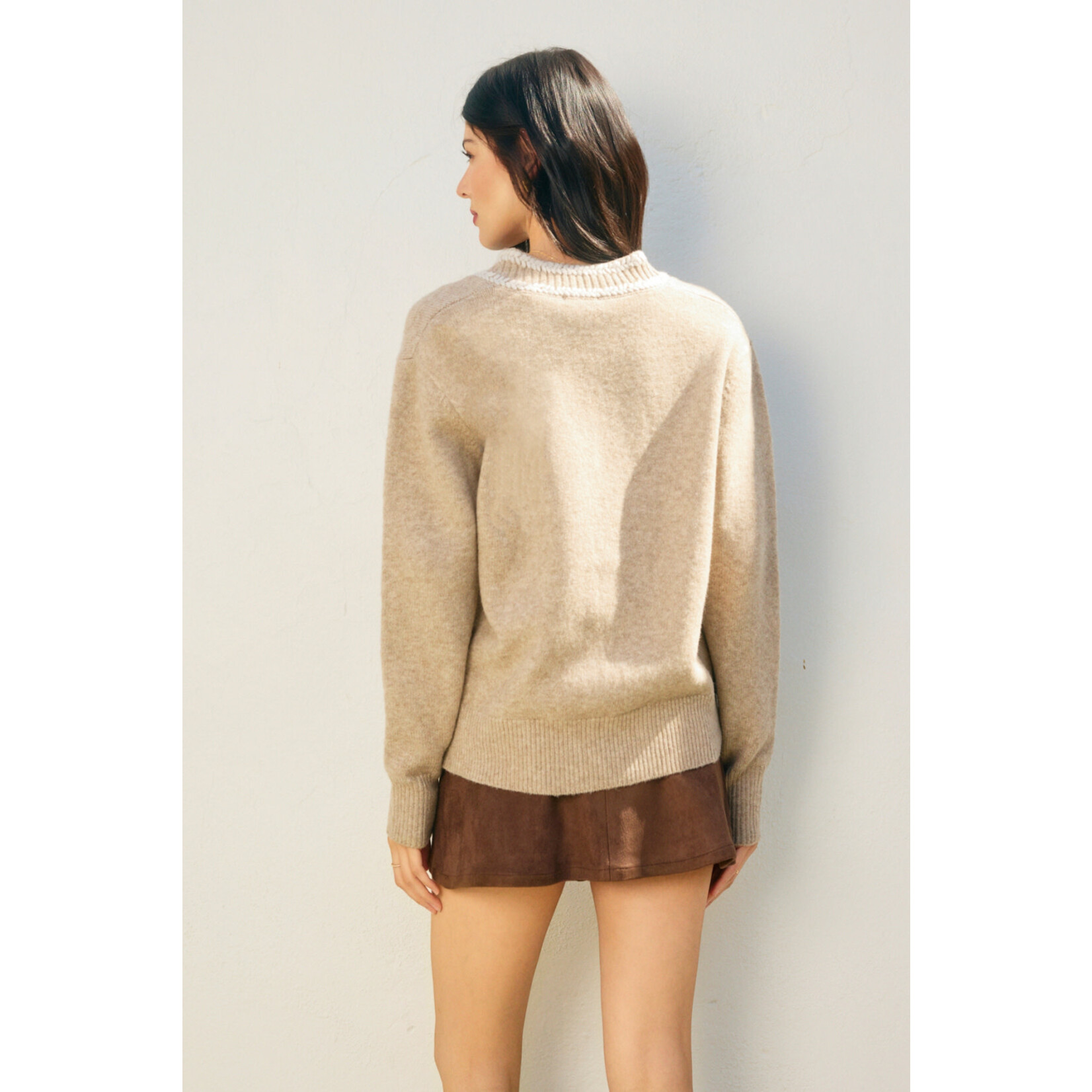 DUNE REVERIE SUEDE MINI SKIRT