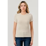 RIB SHORT SLEEVE CREW NECK