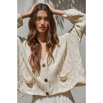 NATURAL KNIT CARDIGAN