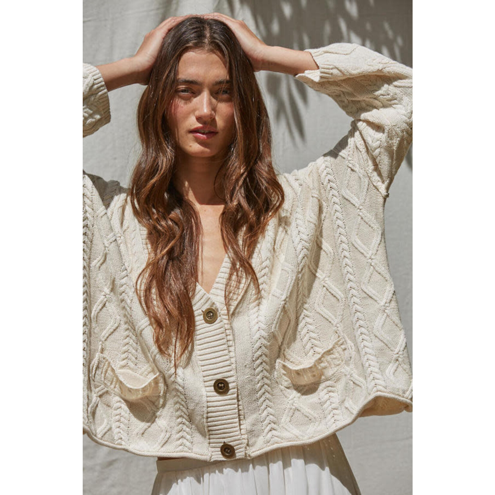 NATURAL KNIT CARDIGAN