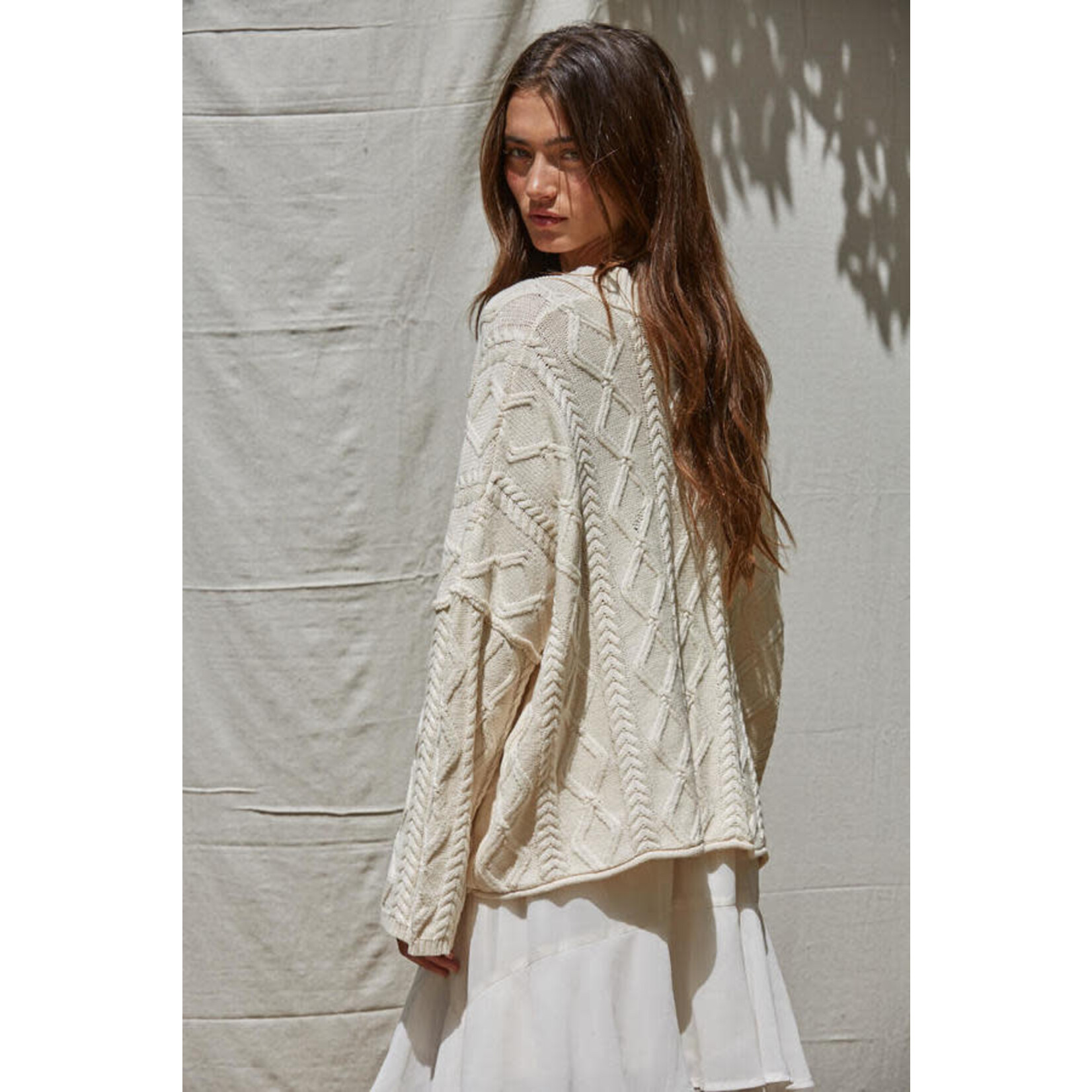 NATURAL KNIT CARDIGAN