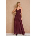 MAROON MAXI DRESS