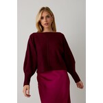 sunday edition BOAT NECK COCOON SLEEVE SWEATER