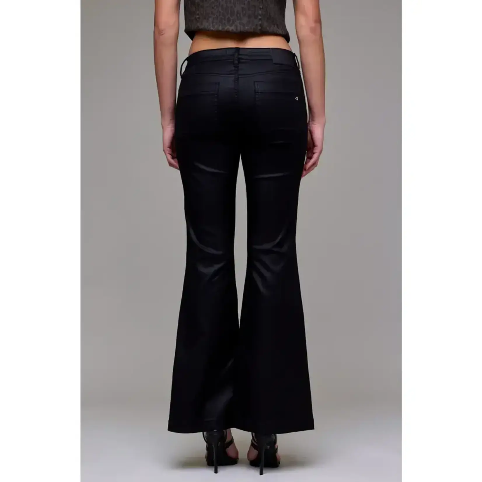 HIDDEN COATED MID RISE HAPPI FLARE