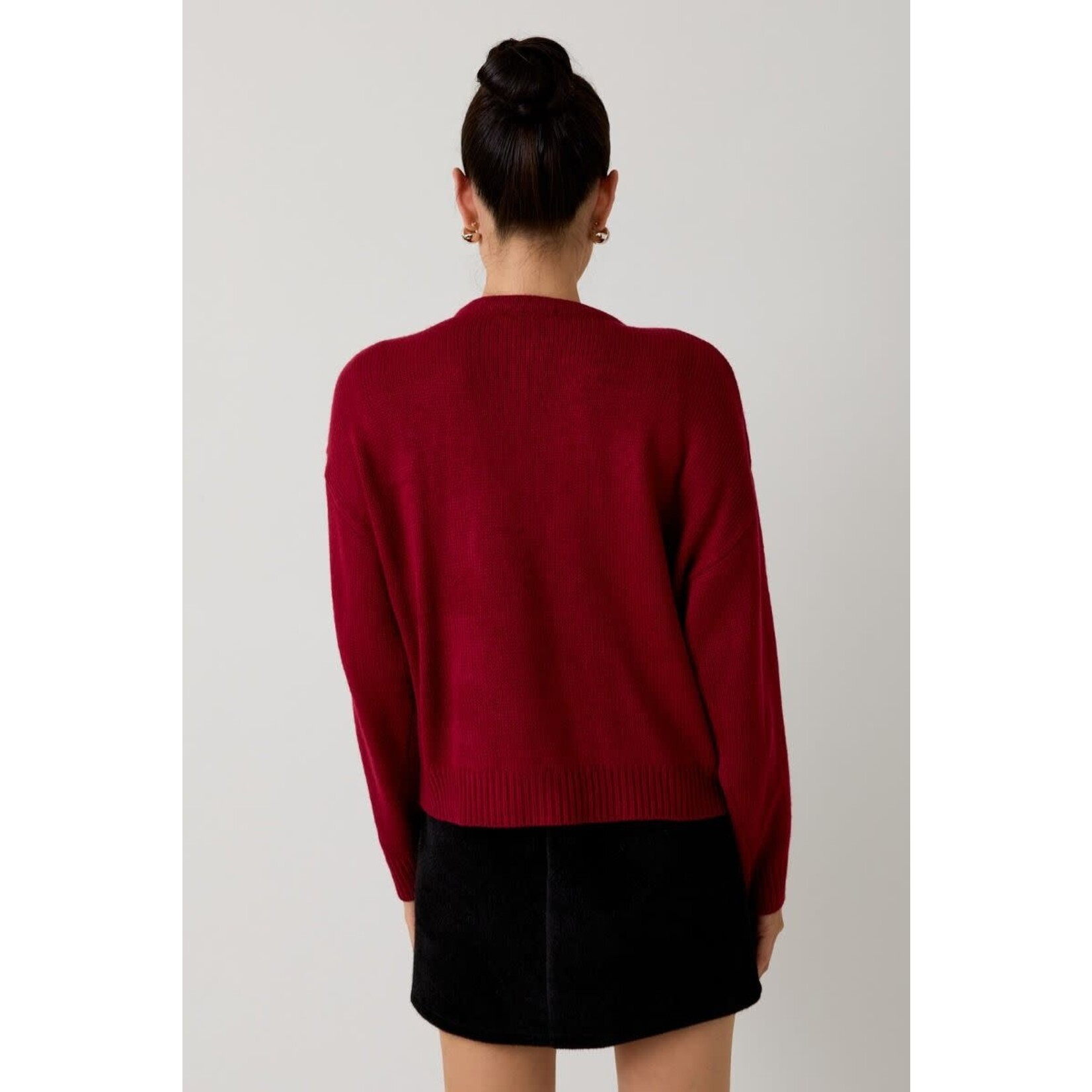 sunday edition BERRY CARDIGAN