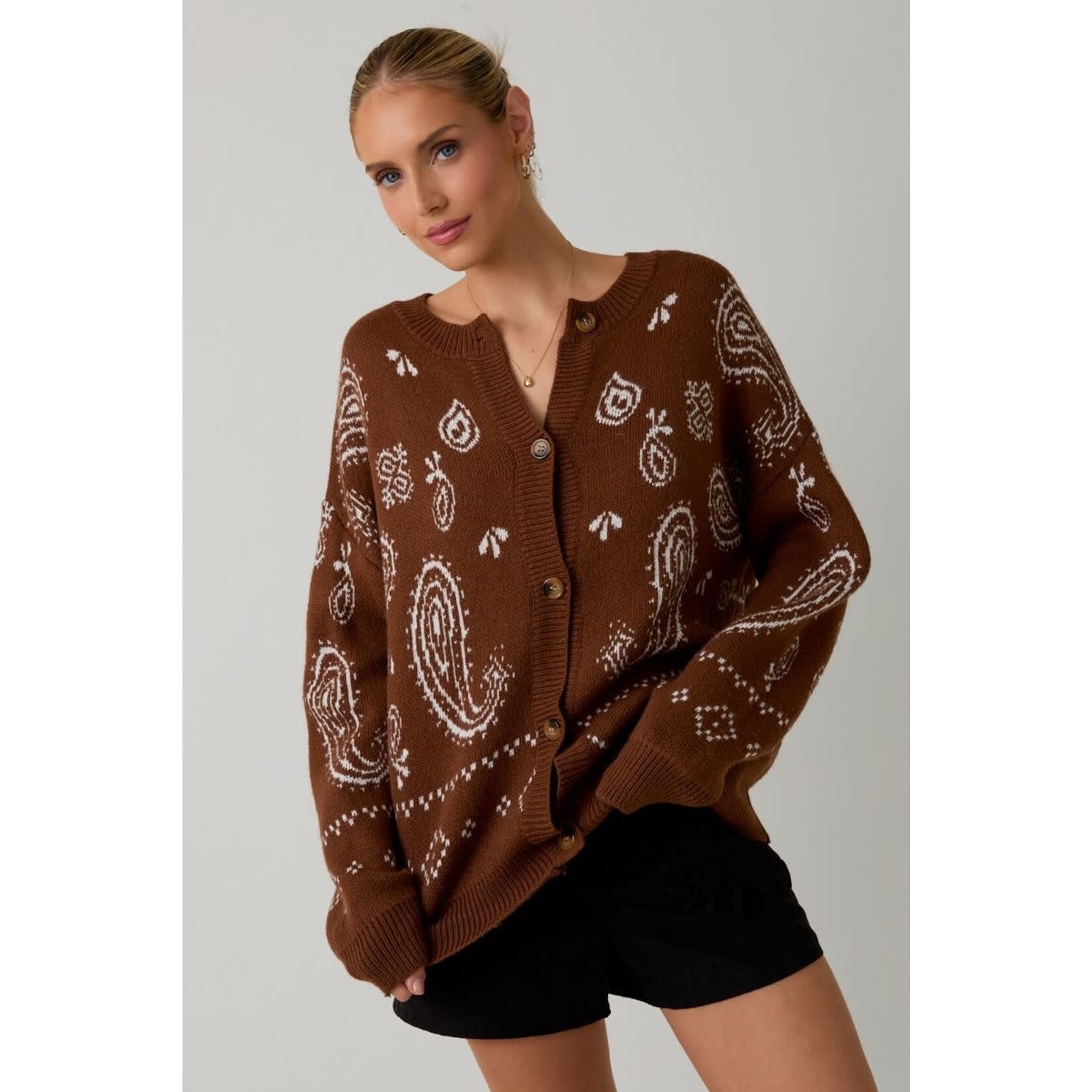 sunday edition PAISLEY CARDIGAN