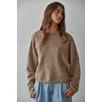 MOCHA LONG SLEEVE SWEATER