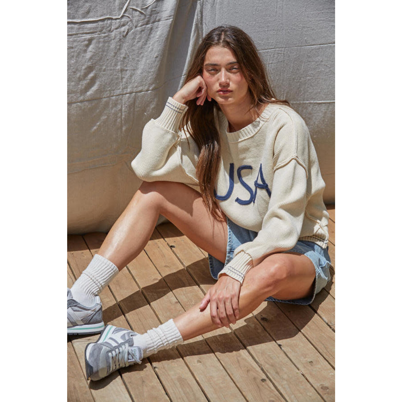 CREAM USA SWEATER