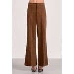 elan BROWN SUEDE PANTS
