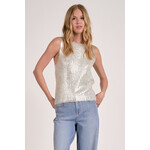 WHITE SHINE SWEATER TANK