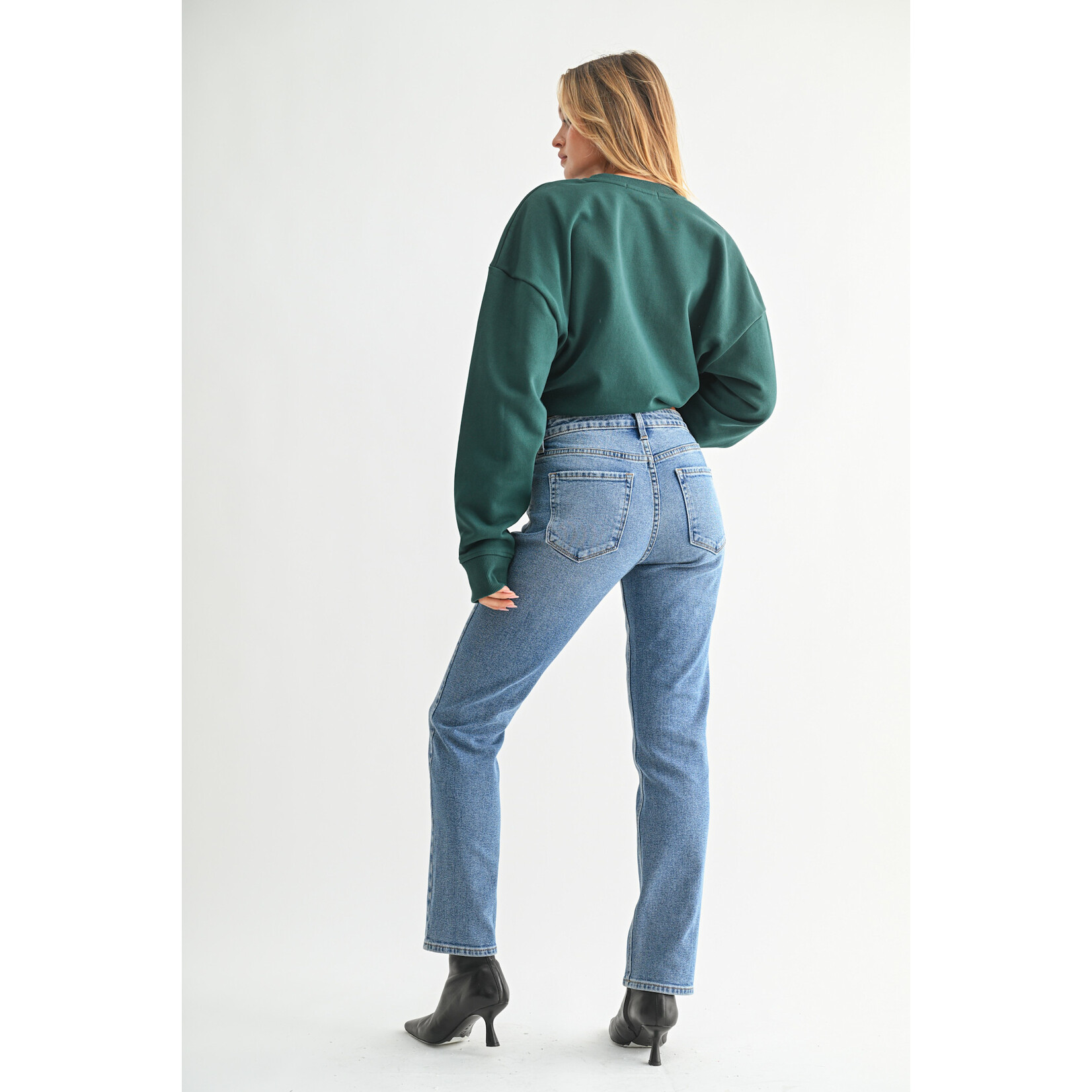 MEDIUM WASH PENCIL JEAN