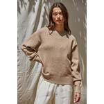 MOCHA PULLOVER SWEATER