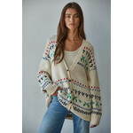 FAIR ISLE CARDIGAN TOP