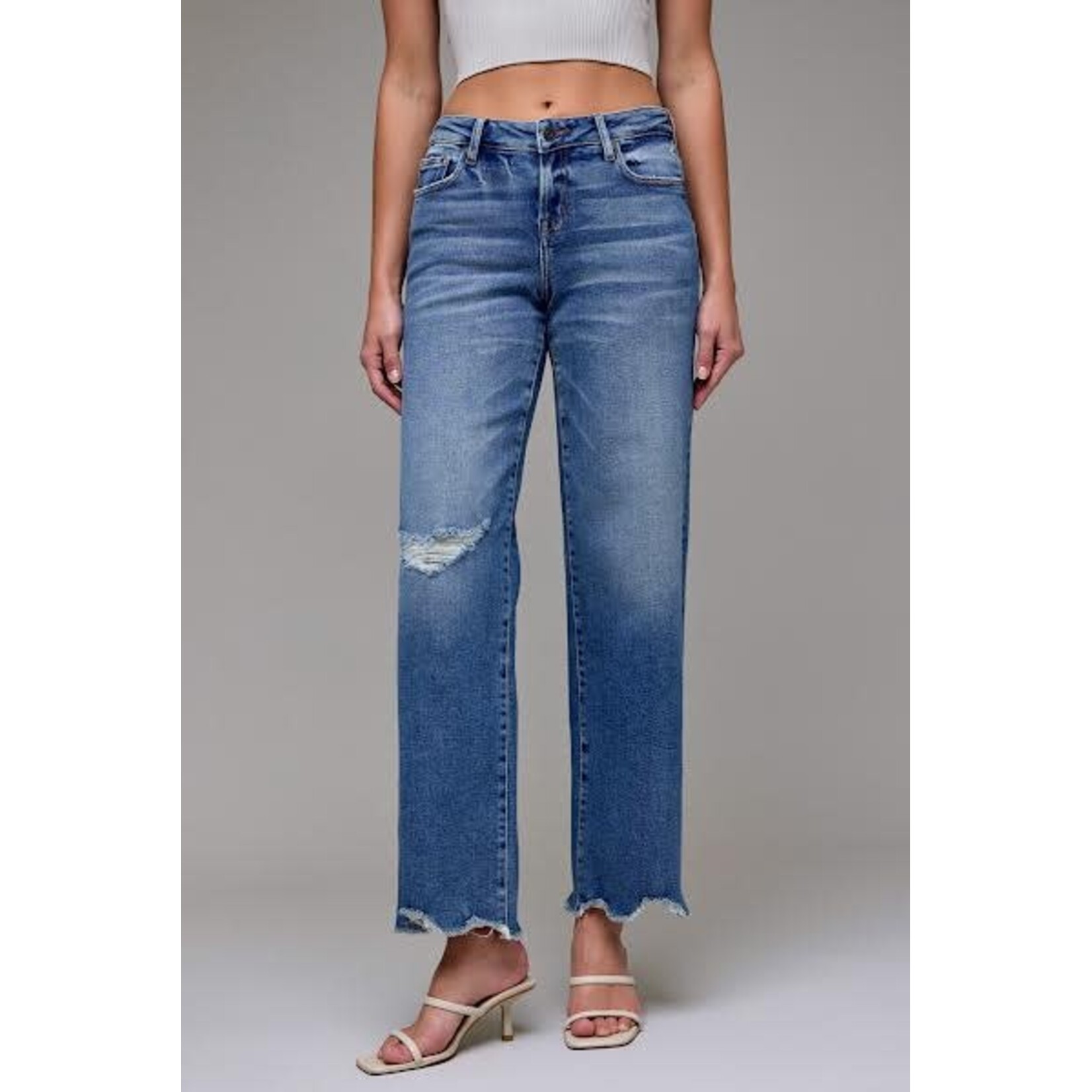 HIDDEN LOW RISE LOGAN DAD JEAN