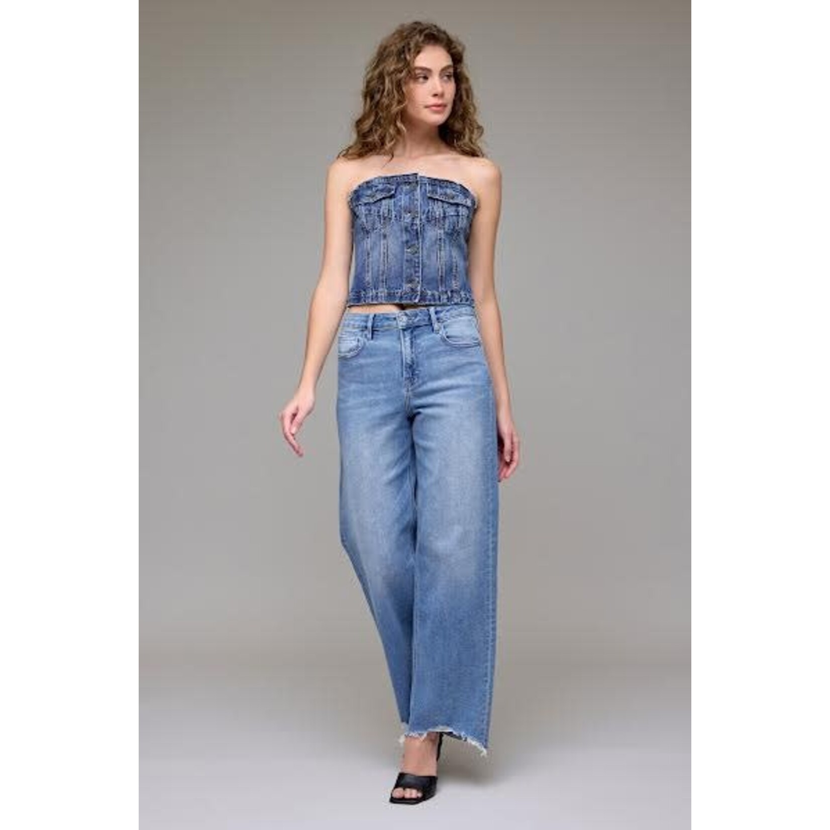 HIDDEN HIGH RISE DAD JEAN