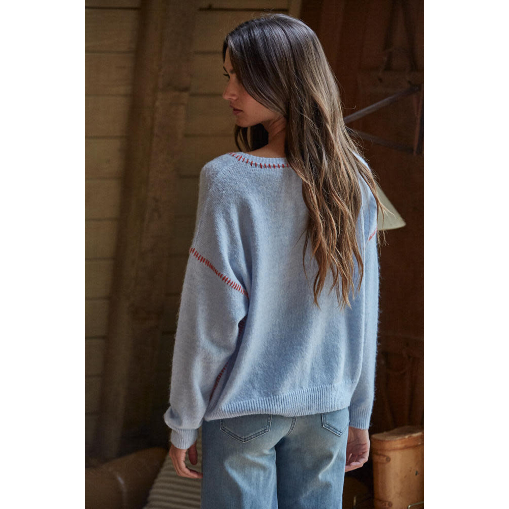 DOUBLE PLAY SWEATER