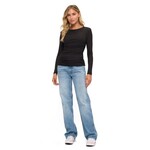 LONG SLEEVE RUCHED TOP