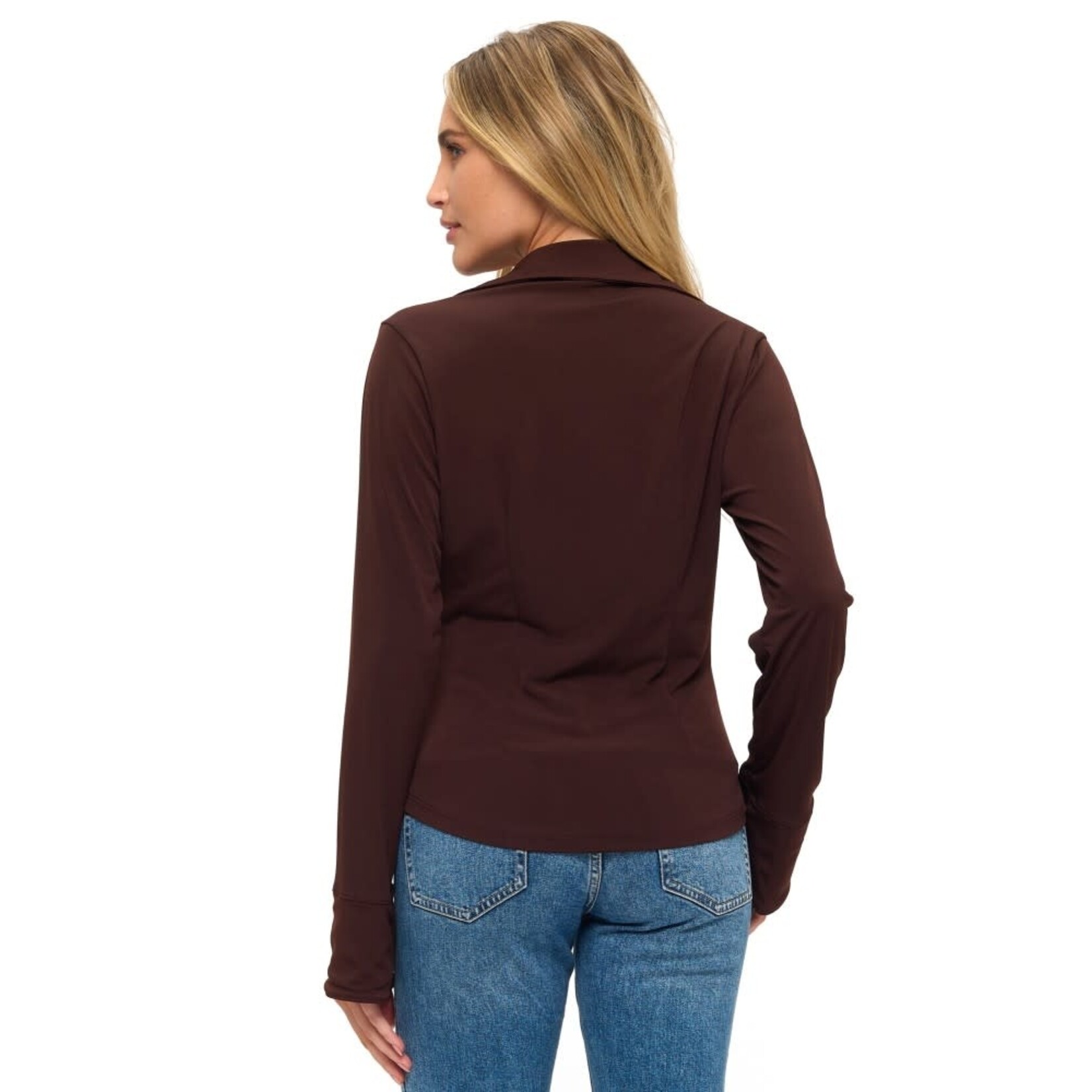 COLLAR TWIST FRONT TOP