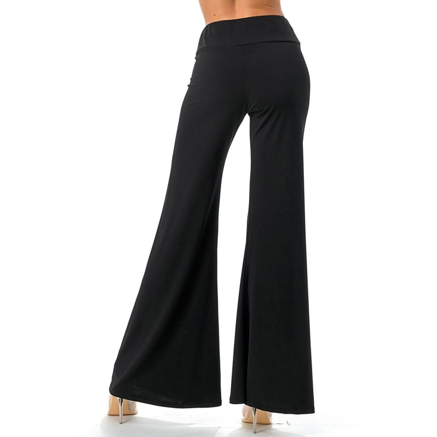 BLACK PALAZZO PANTS