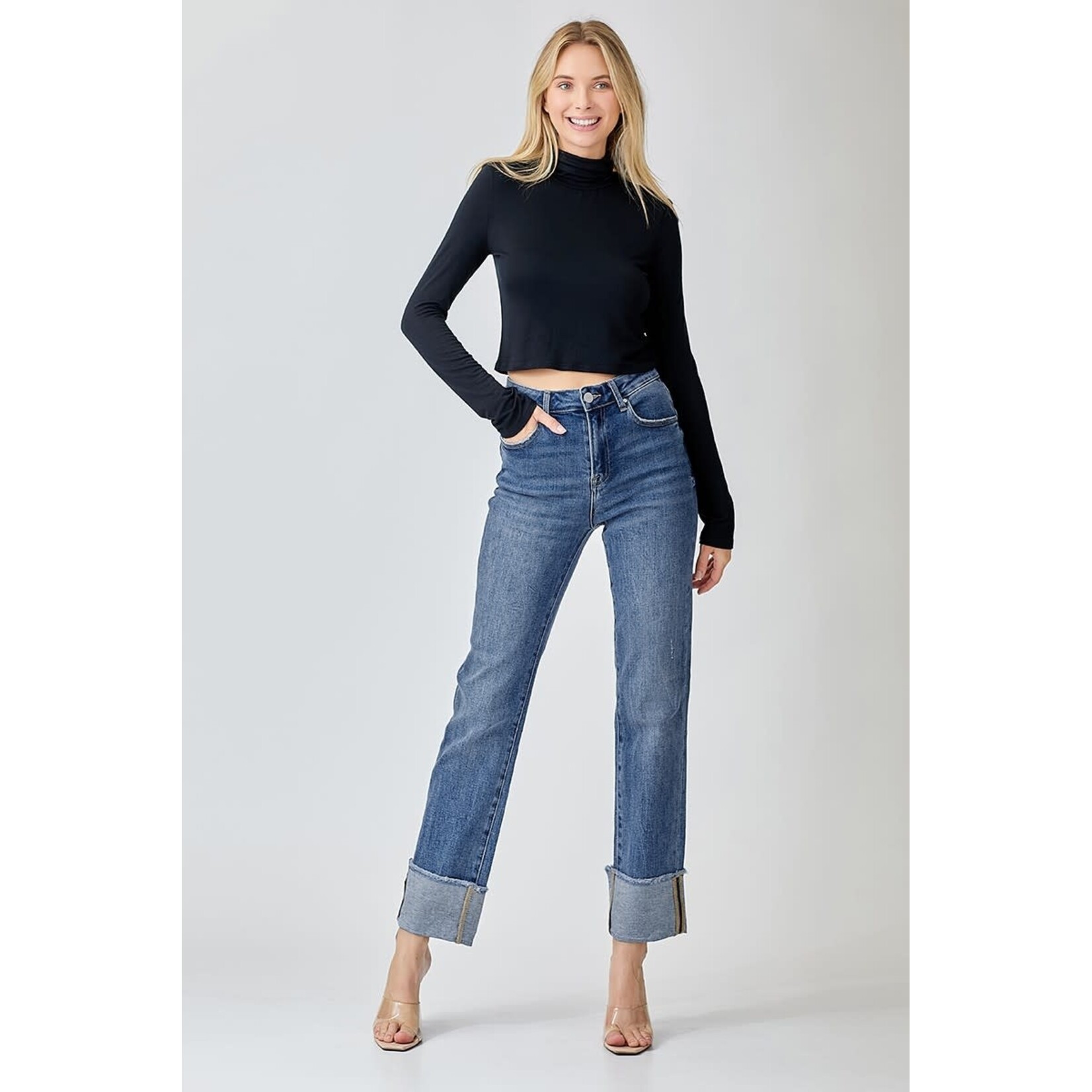 DARK WASH RELAXED JEAN